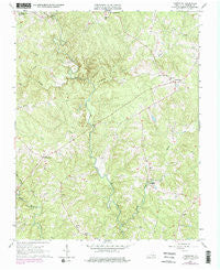 Lunenburg Virginia Historical topographic map, 1:24000 scale, 7.5 X 7.5 Minute, Year 1966