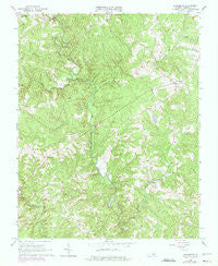 Lunenburg Virginia Historical topographic map, 1:24000 scale, 7.5 X 7.5 Minute, Year 1966