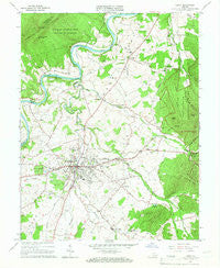 Luray Virginia Historical topographic map, 1:24000 scale, 7.5 X 7.5 Minute, Year 1965