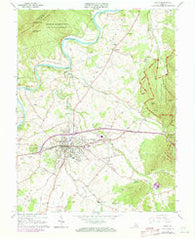 Luray Virginia Historical topographic map, 1:24000 scale, 7.5 X 7.5 Minute, Year 1965