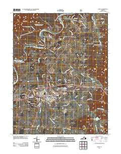 Luray Virginia Historical topographic map, 1:24000 scale, 7.5 X 7.5 Minute, Year 2011