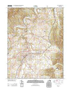 Luray Virginia Historical topographic map, 1:24000 scale, 7.5 X 7.5 Minute, Year 2013