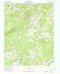 Lynch Station Virginia Historical topographic map, 1:24000 scale, 7.5 X 7.5 Minute, Year 1966