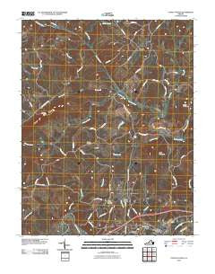 Lynch Station Virginia Historical topographic map, 1:24000 scale, 7.5 X 7.5 Minute, Year 2010