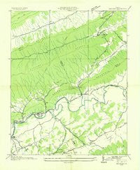Maccrady Virginia Historical topographic map, 1:24000 scale, 7.5 X 7.5 Minute, Year 1935