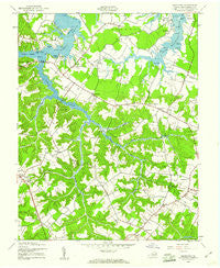 Machodoc Virginia Historical topographic map, 1:24000 scale, 7.5 X 7.5 Minute, Year 1943