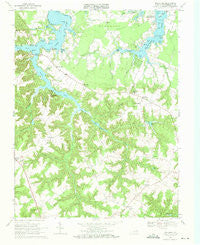 Machodoc Virginia Historical topographic map, 1:24000 scale, 7.5 X 7.5 Minute, Year 1968