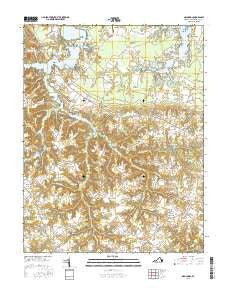 Machodoc Virginia Current topographic map, 1:24000 scale, 7.5 X 7.5 Minute, Year 2016