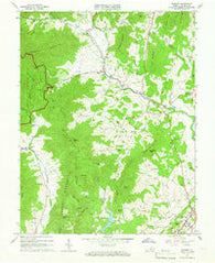 Madison Virginia Historical topographic map, 1:24000 scale, 7.5 X 7.5 Minute, Year 1964
