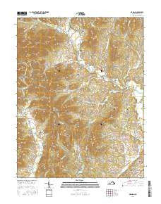 Madison Virginia Current topographic map, 1:24000 scale, 7.5 X 7.5 Minute, Year 2016