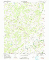Madison Mills Virginia Historical topographic map, 1:24000 scale, 7.5 X 7.5 Minute, Year 1971