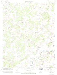 Madison Mills Virginia Historical topographic map, 1:24000 scale, 7.5 X 7.5 Minute, Year 1971