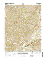 Madison Mills Virginia Current topographic map, 1:24000 scale, 7.5 X 7.5 Minute, Year 2016