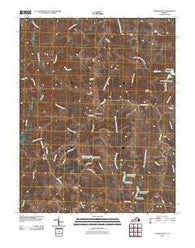 Madisonville Virginia Historical topographic map, 1:24000 scale, 7.5 X 7.5 Minute, Year 2010