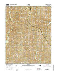 Madisonville Virginia Current topographic map, 1:24000 scale, 7.5 X 7.5 Minute, Year 2016