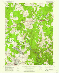 Manassas Virginia Historical topographic map, 1:24000 scale, 7.5 X 7.5 Minute, Year 1957