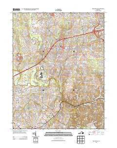 Manassas Virginia Historical topographic map, 1:24000 scale, 7.5 X 7.5 Minute, Year 2013