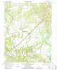 Manquin Virginia Historical topographic map, 1:24000 scale, 7.5 X 7.5 Minute, Year 1968