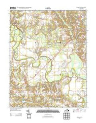 Manquin Virginia Historical topographic map, 1:24000 scale, 7.5 X 7.5 Minute, Year 2013