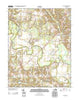 Manquin Virginia Historical topographic map, 1:24000 scale, 7.5 X 7.5 Minute, Year 2013