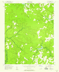 Manry Virginia Historical topographic map, 1:24000 scale, 7.5 X 7.5 Minute, Year 1956
