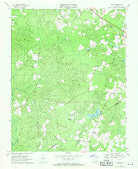Manry Virginia Historical topographic map, 1:24000 scale, 7.5 X 7.5 Minute, Year 1969