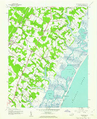 Mappsville Virginia Historical topographic map, 1:24000 scale, 7.5 X 7.5 Minute, Year 1942