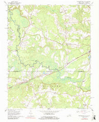Margarettsville North Carolina Historical topographic map, 1:24000 scale, 7.5 X 7.5 Minute, Year 1966