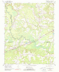 Margarettsville North Carolina Historical topographic map, 1:24000 scale, 7.5 X 7.5 Minute, Year 1966