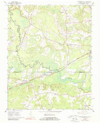 Margarettsville North Carolina Historical topographic map, 1:24000 scale, 7.5 X 7.5 Minute, Year 1966
