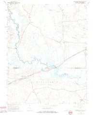 Margarettsville North Carolina Historical topographic map, 1:24000 scale, 7.5 X 7.5 Minute, Year 1966