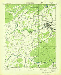 Marion Virginia Historical topographic map, 1:24000 scale, 7.5 X 7.5 Minute, Year 1935