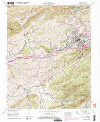 Marion Virginia Historical topographic map, 1:24000 scale, 7.5 X 7.5 Minute, Year 1958
