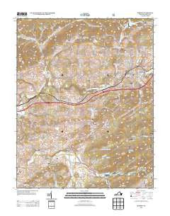 Marion Virginia Historical topographic map, 1:24000 scale, 7.5 X 7.5 Minute, Year 2013