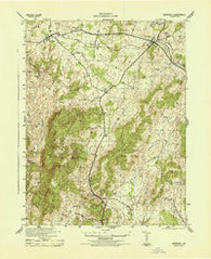 Marshall Virginia Historical topographic map, 1:31680 scale, 7.5 X 7.5 Minute, Year 1944