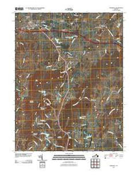 Marshall Virginia Historical topographic map, 1:24000 scale, 7.5 X 7.5 Minute, Year 2010