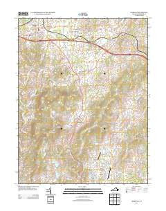 Marshall Virginia Historical topographic map, 1:24000 scale, 7.5 X 7.5 Minute, Year 2013
