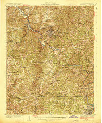 Martinsville Virginia Historical topographic map, 1:62500 scale, 15 X 15 Minute, Year 1926