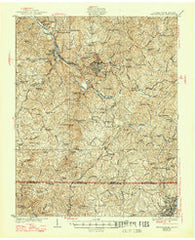 Martinsville Virginia Historical topographic map, 1:62500 scale, 15 X 15 Minute, Year 1927