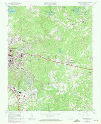 Martinsville East Virginia Historical topographic map, 1:24000 scale, 7.5 X 7.5 Minute, Year 1964