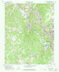 Martinsville West Virginia Historical topographic map, 1:24000 scale, 7.5 X 7.5 Minute, Year 1965