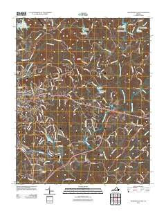 Martinsville East Virginia Historical topographic map, 1:24000 scale, 7.5 X 7.5 Minute, Year 2011