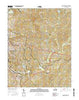 Martinsville East Virginia Current topographic map, 1:24000 scale, 7.5 X 7.5 Minute, Year 2016