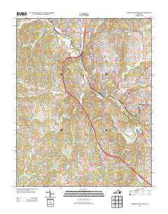 Martinsville West Virginia Historical topographic map, 1:24000 scale, 7.5 X 7.5 Minute, Year 2013