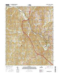 Martinsville West Virginia Current topographic map, 1:24000 scale, 7.5 X 7.5 Minute, Year 2016