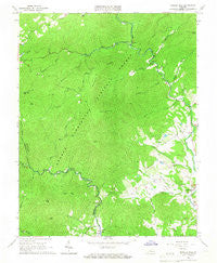 Massies Mill Virginia Historical topographic map, 1:24000 scale, 7.5 X 7.5 Minute, Year 1965