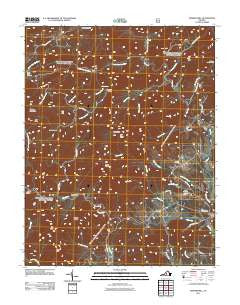 Massies Mill Virginia Historical topographic map, 1:24000 scale, 7.5 X 7.5 Minute, Year 2011