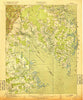 Mathews Virginia Historical topographic map, 1:62500 scale, 15 X 15 Minute, Year 1917