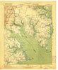 Mathews Virginia Historical topographic map, 1:62500 scale, 15 X 15 Minute, Year 1917