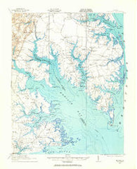 Mathews Virginia Historical topographic map, 1:62500 scale, 15 X 15 Minute, Year 1916